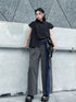 Stripe Panel Wide Pants
